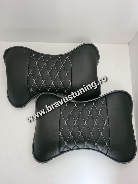 Set 2 buc perne tetiere auto CONFORT PIELE ECOLOGICA