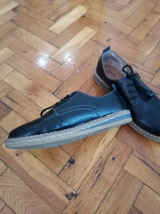 Естествена кожа дамски обувки