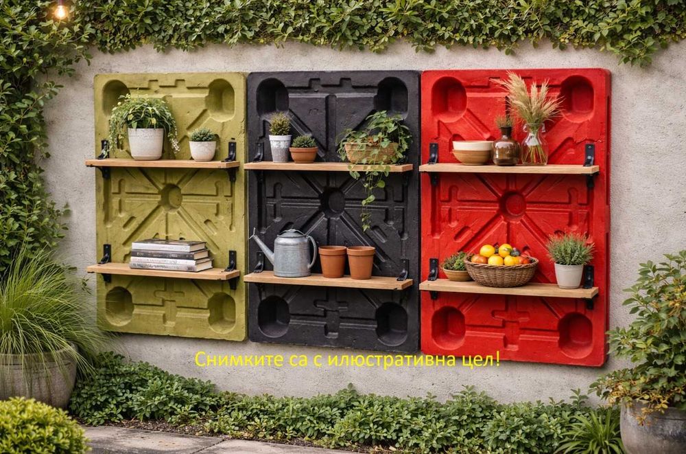 Еко палети от слънчогледова шлюпка