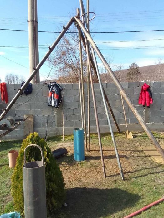 Foraje puțuri denisipari curățări fantani
