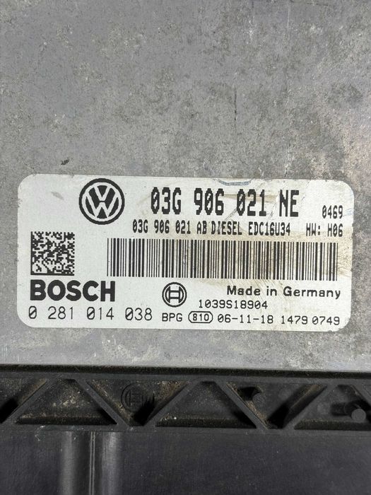 Компютър Двигател Туран 1.9 105 к.с. (03-06г) Computer Dvigatel VW Touran 1.9 TDI 105 hp