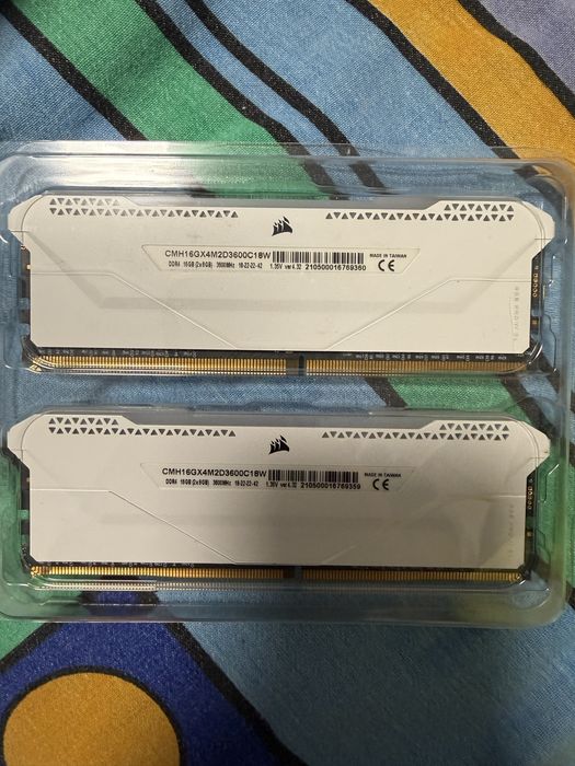RAM Corsair Vengeance RGB Pro SL White 16GB (2x8GB) DDR4 3600MHz