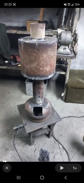 Печь на отработанном масле