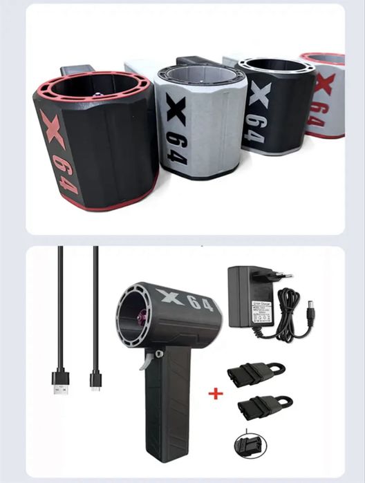 Автомобильный вентилятор Х64 Турбо фен turbo fen 1000 ватт