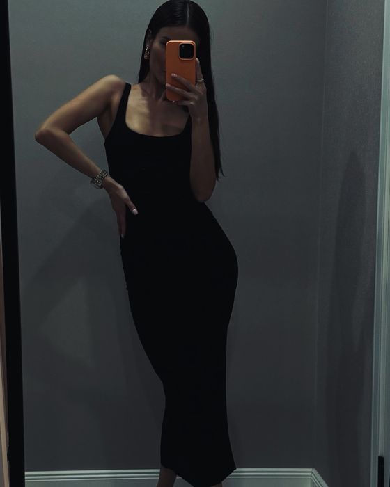 Платье Zara до щиколотки