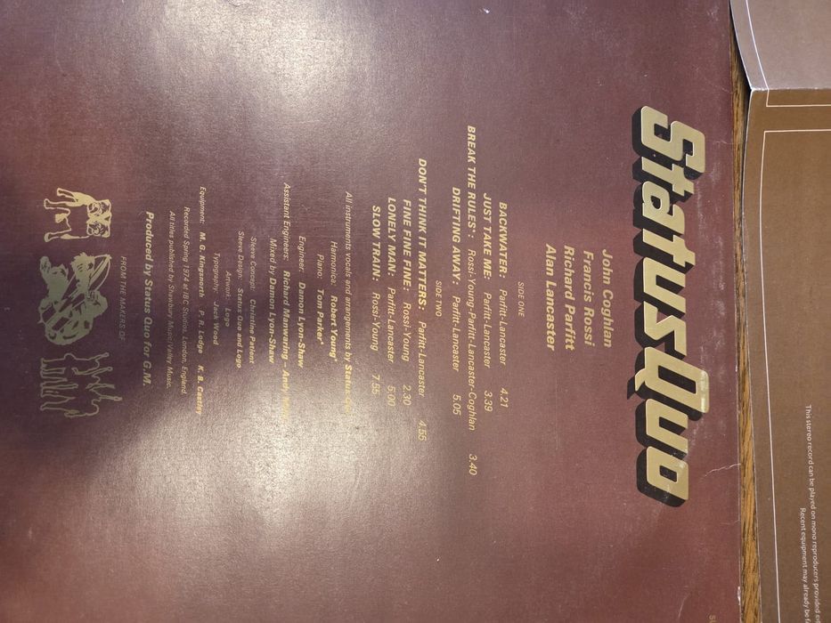 Status Quo-Quo vinyl