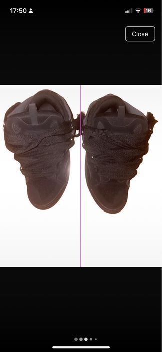 papuci lanvin black negri 43