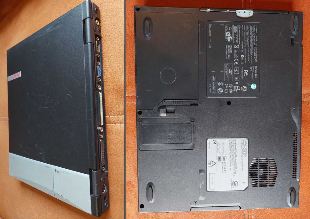 Laptop RETRO colectie Intel CompaQ EVO N600c - 25 + ani PERFECT