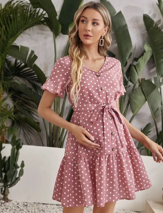 Лятна рокля за бременни