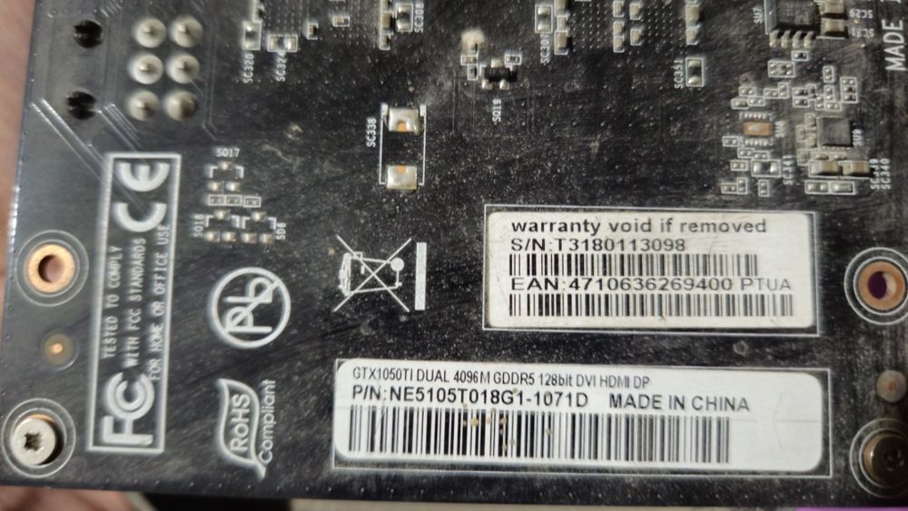 Palit gtx 1050ti 4gb