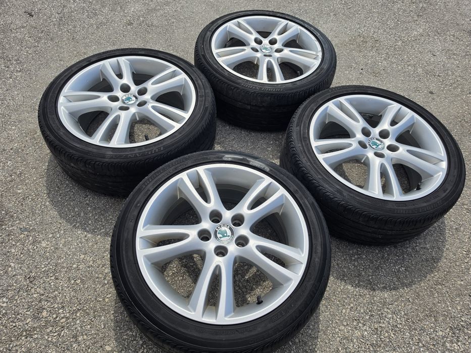 5х100/16 с гуми Шкода Ауди Сеат Субару 5x100/16 Skoda Fabia Octavia VW Audi