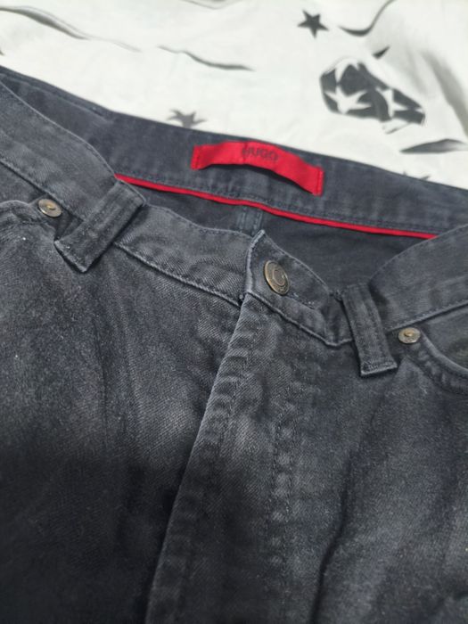 Blugi Hugo Boss negru pentru barbati