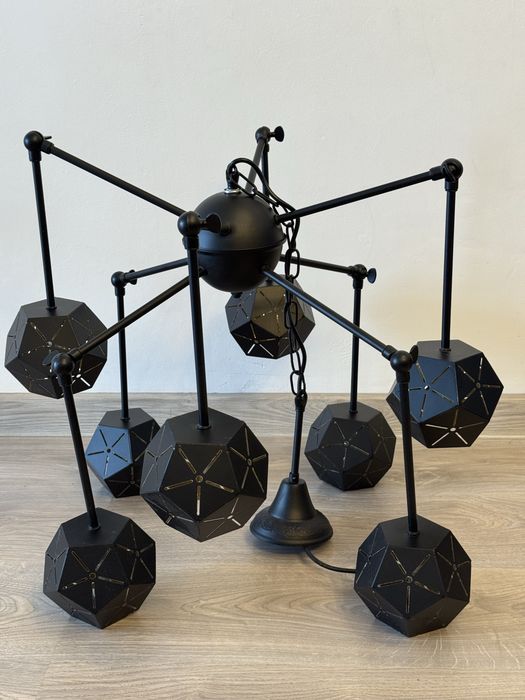 Lustra spider metal steampunk cu becuri incluse
