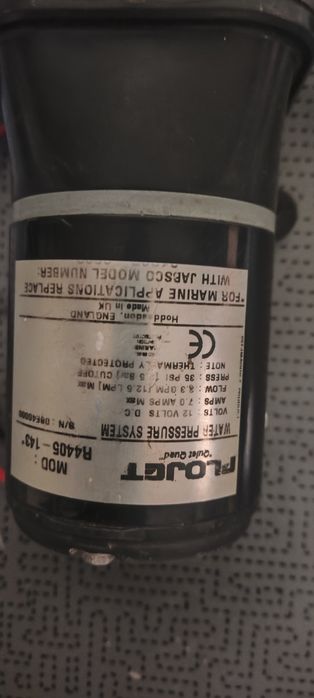 Pompa de Apa Flojet-Jabsco R4405, 4 Supape, 12 Volti, Dus