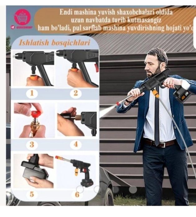 Germaniya brendi yuqori bosimli yuvish moslamasi