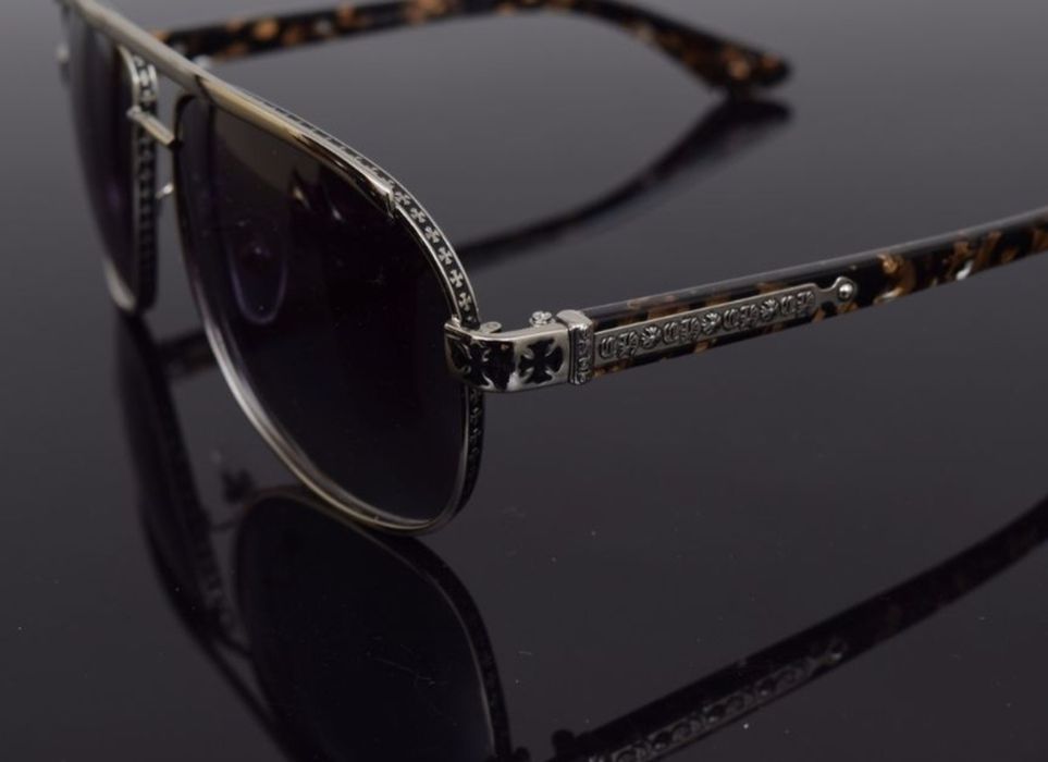 Слънчеви очила Chrome Hearts Boneyard Silver