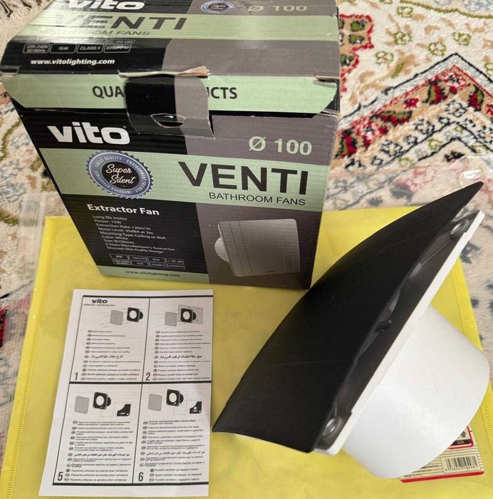 Продается вытяжной вентилятор VITO 12W  D100mm