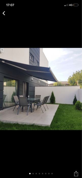 Vand pergola electrica cu leduri 5 x 3 m lungime