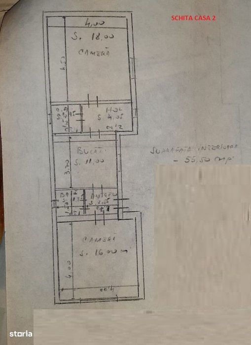 Teren intravilan 2753 mp cu constructie existenta in Dambul Rotund