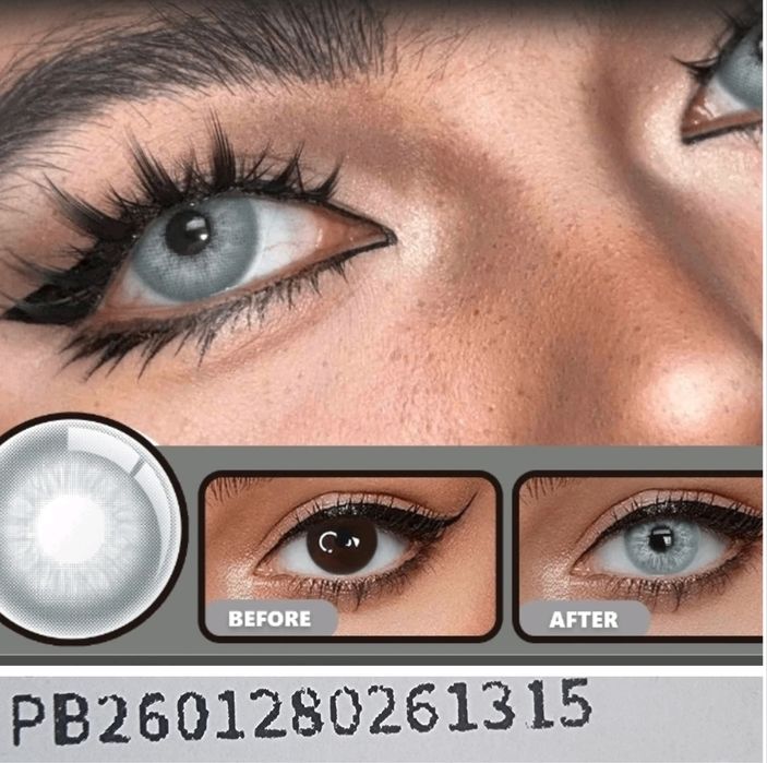 Контактни  цветни едногодишни лещи- без диоптър