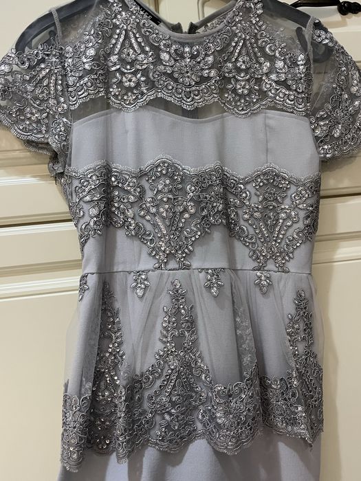 Rochie seara broderie inedita cu pietricele