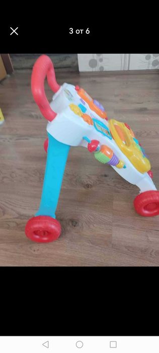 Проходилка за бутане Win Fun Grow With Me-Музикална