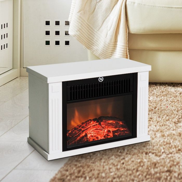 Електрическа камина с термо регулатор, 2 нива  600/1200 W, Компактна