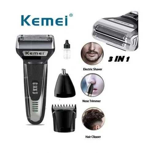 Kemei KM-6558/3 в 1 Машинка за Бръснене/Подстригване/Тример