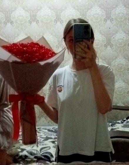 Букет из атласных лент