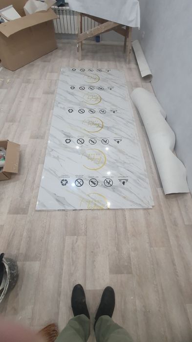 Бамбуковые панели толстый гипки мрамор