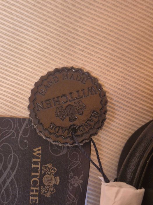 Geantă cosmetică Wittchen barbati pliabilă, din piele, hand made, maro