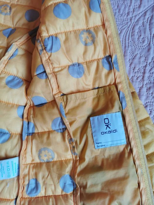 Леко ватирано яке OKAIDI, момиче, 116 см.