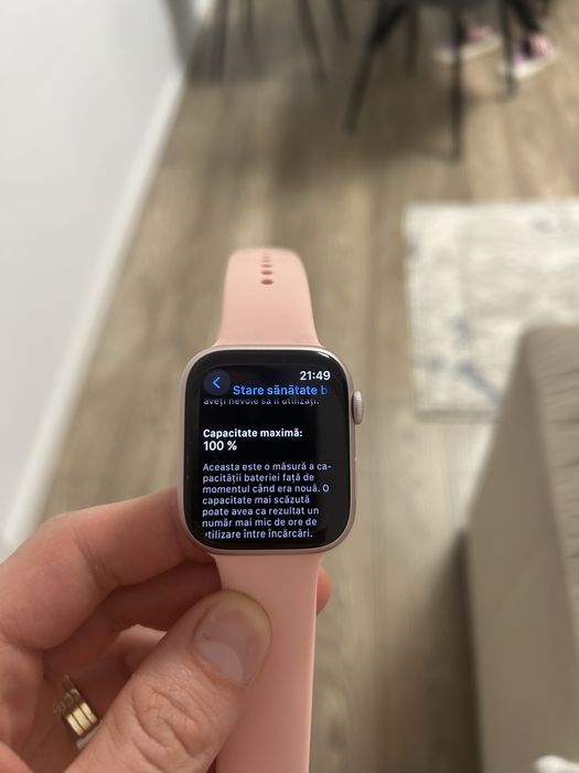Apple watch series 9 45 mm pink nou
