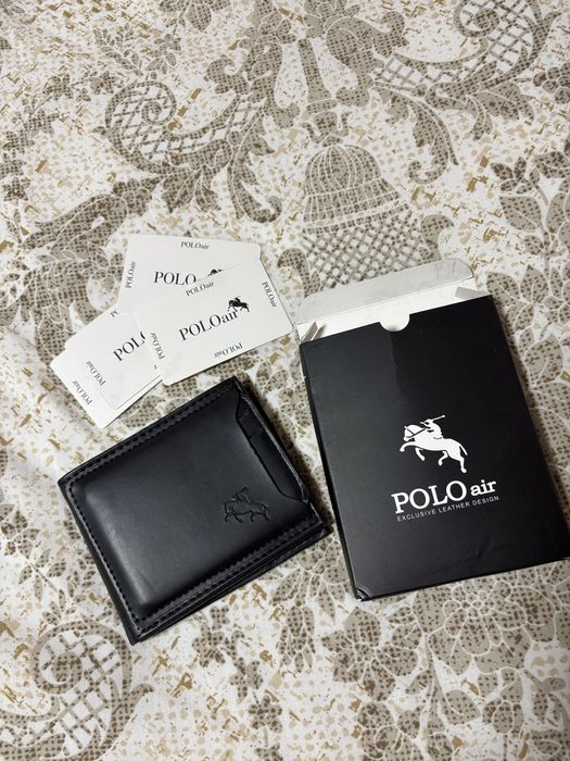 Нов мъжки портфейл POLO Air – кожен, в кутия