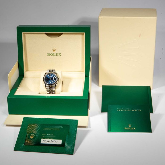 Rolex Datejust 36mm 126234 Blue dial