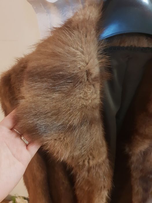 Haina de blana naturala maro