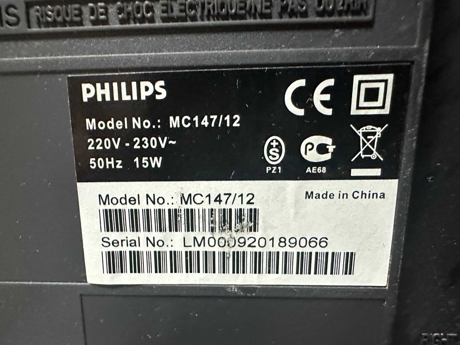 Philips MC147/12, Черна Radio/Cd/Tape/Aux