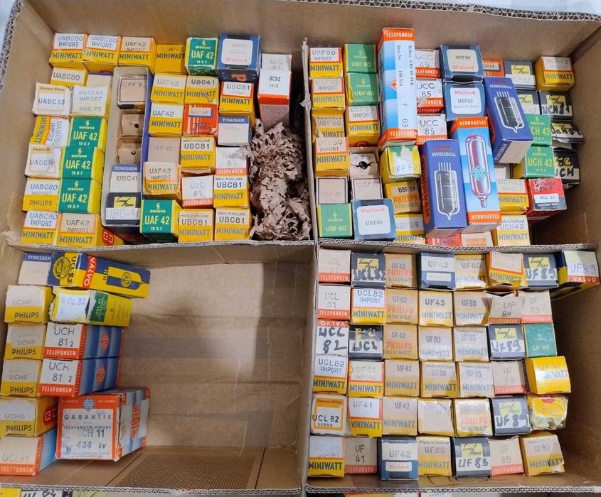 Lampi tuburi electronice 600+ modele, EU / USA / UK / vintage etc.