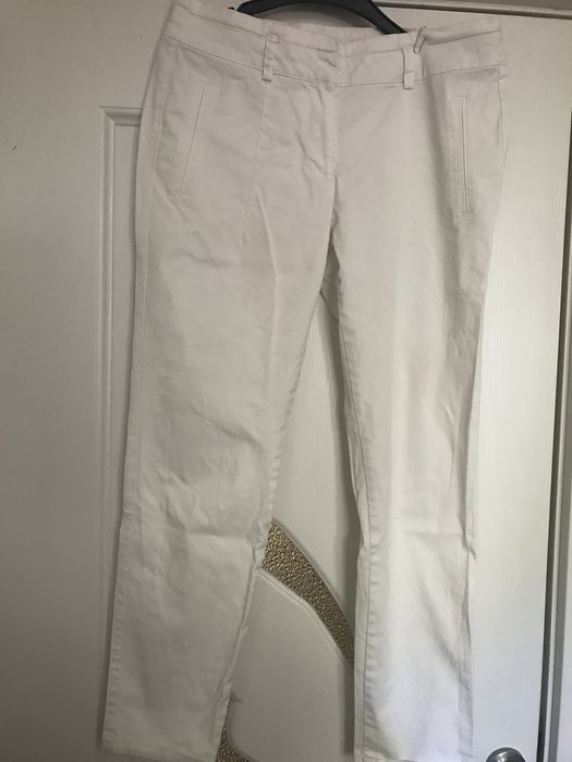 Pantaloni blugi culoare alba