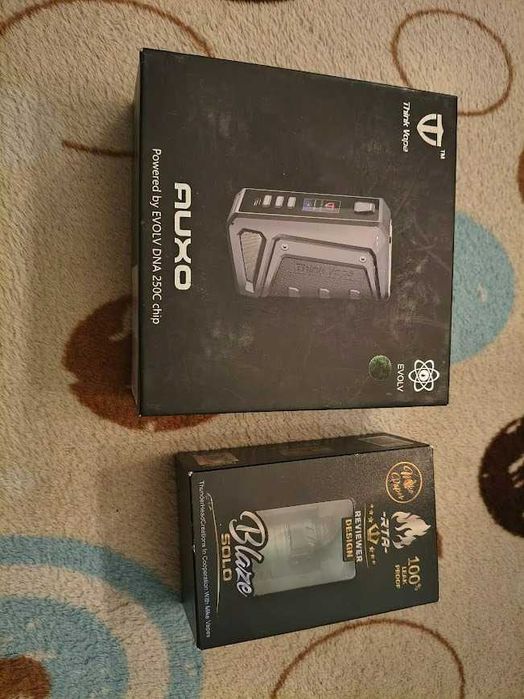 Mod Think Vape Auxo DNA 250C si atomizor Mike Vapes Blaze Solo