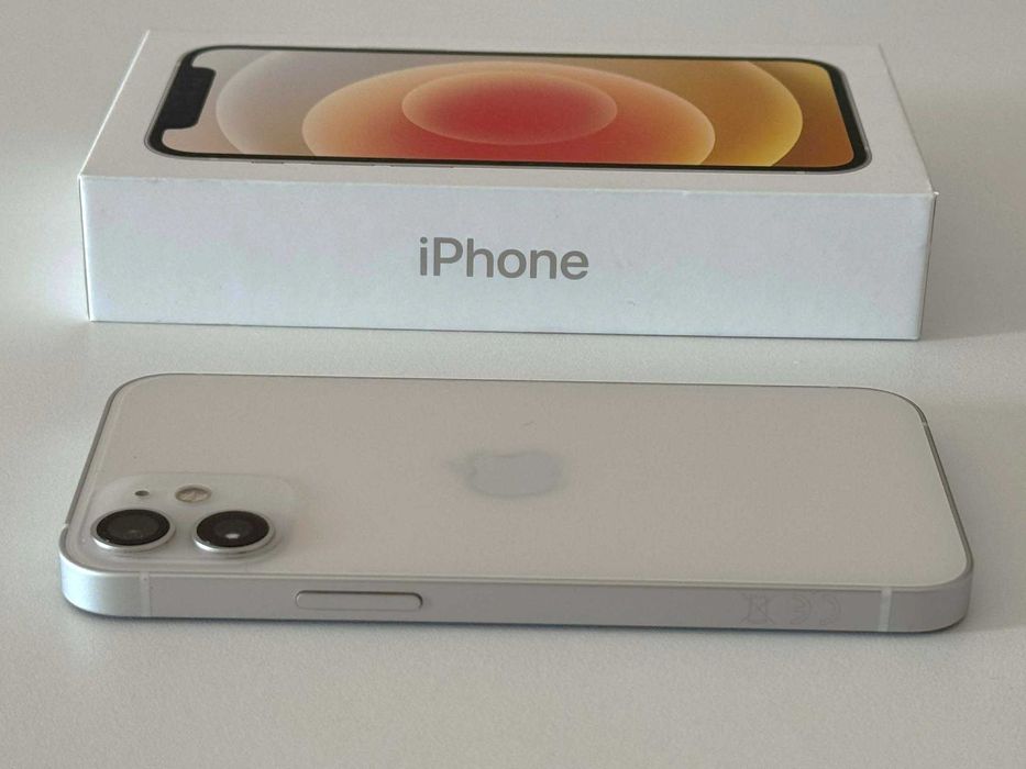 Бартер! Като НОВ! iPhone 12 Mini White (Бял) Нова Батерия!