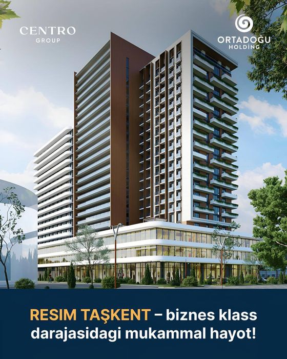 Продаётся ЖК RESIM | 1/7/24 | 36 м² | Вид на Ашхабад парк