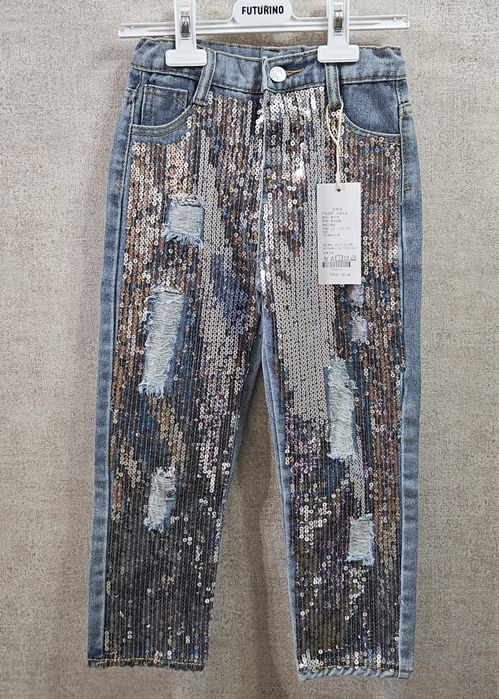 Стильные джинсы на девочку