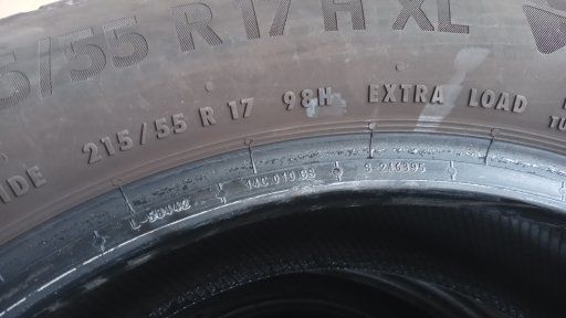Автомобилни гуми Continental 215/55 R 17 98H