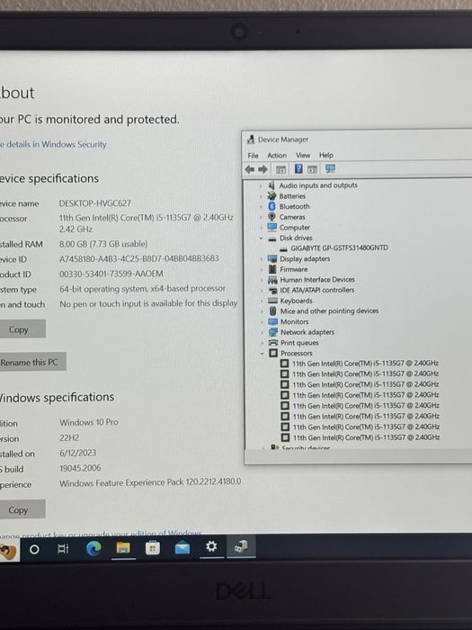 Dell Vostro 15• Procesor i5-11th Gen• SSD 512gb• 15,6” Full HD