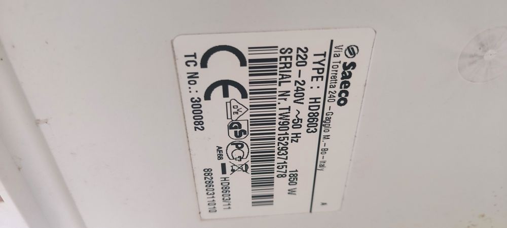 Saeco cafissimo cu capsule,made în Italy, 250 ron