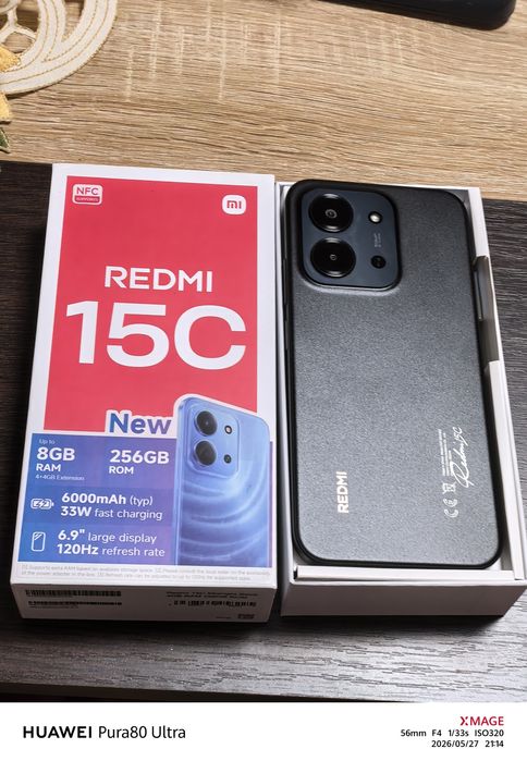 Xiaomi Redmi 15c - 256 GB / 8 GB Ram / Black / Garanție