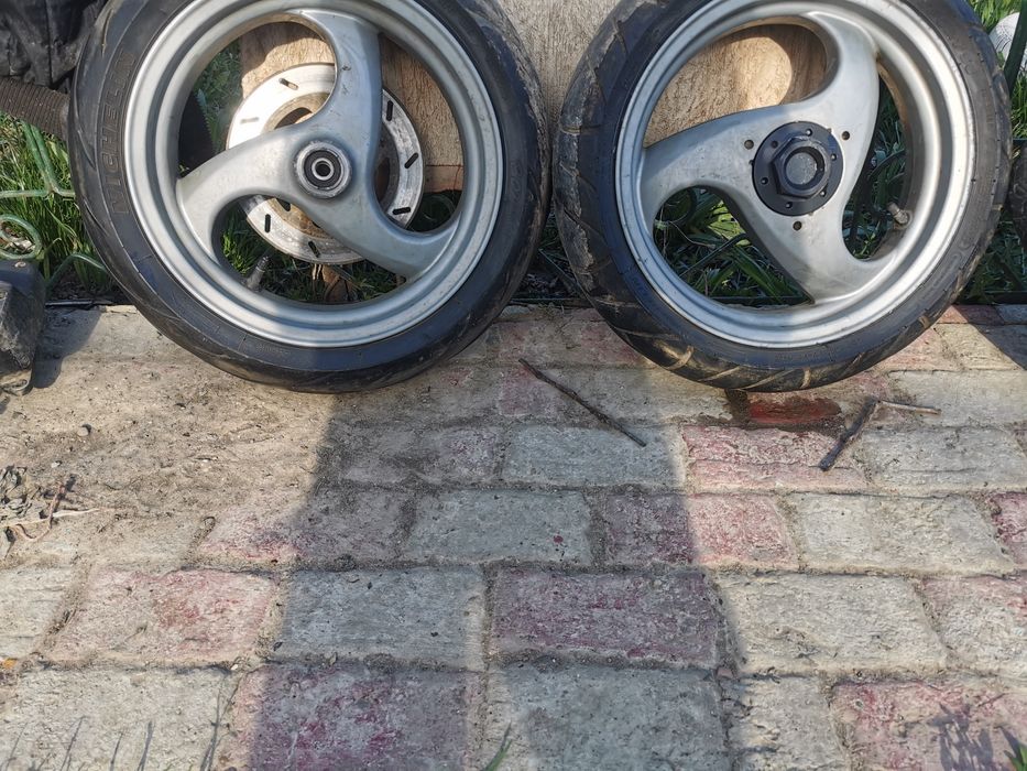 roți scuter față + spate