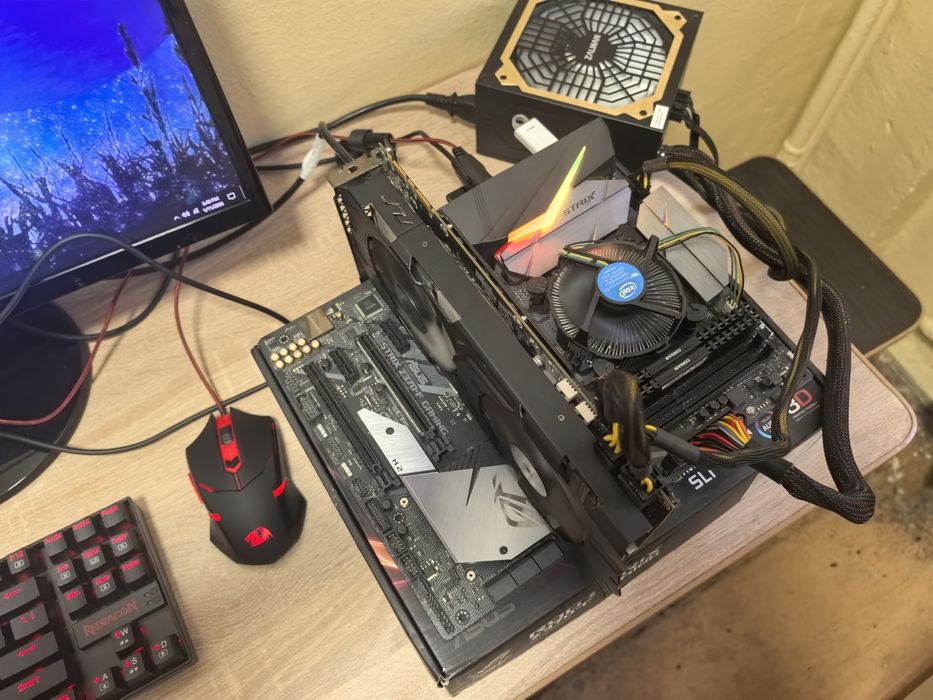 Kit i7 8700k rami 16g ssd m2 246 placa baza Z370-f gaming