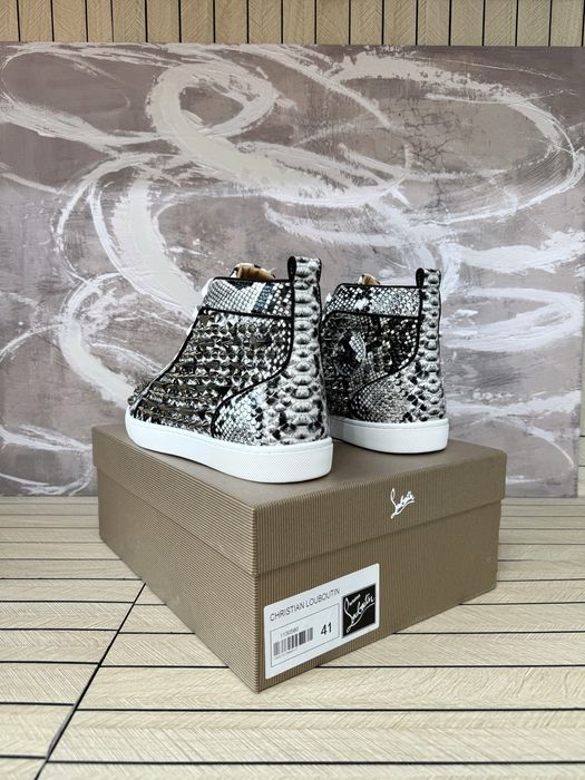 Christian Louboutin High Phyton White